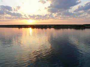 Sunset on Lake Ladoga
