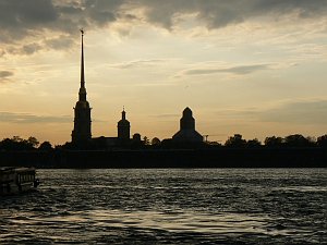 St Petersburg by night